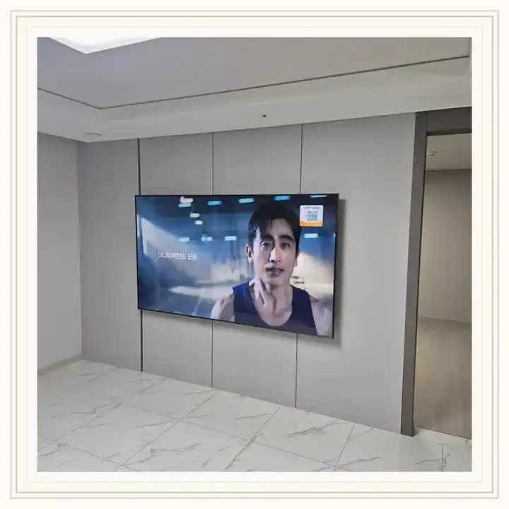 벽걸이TV 거치대 참고 사진 · e편한세상답십리아르테포레 설치 조건