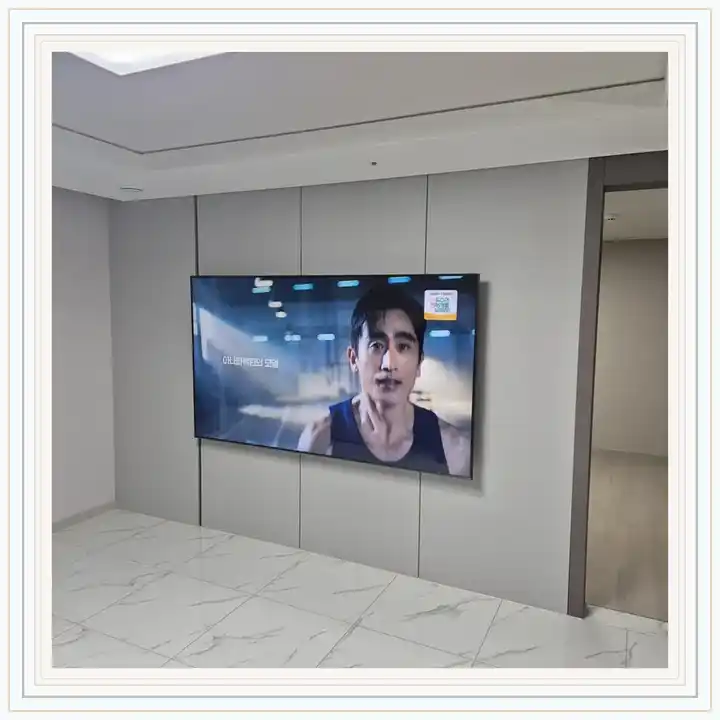 벽걸이TV 거치대 참고 사진 · 에드가수유 설치 조건